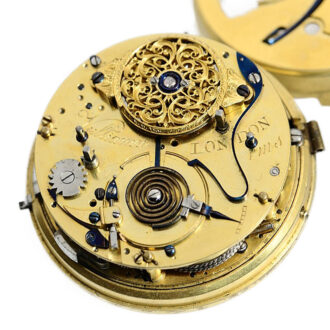 English repeating and self strike pocket watch Circa 1780