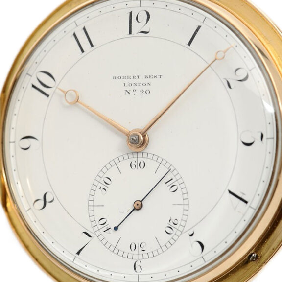 English temperature compensation pocket watch Circa 1790 English temperature compensation pocket watch Circa 1790