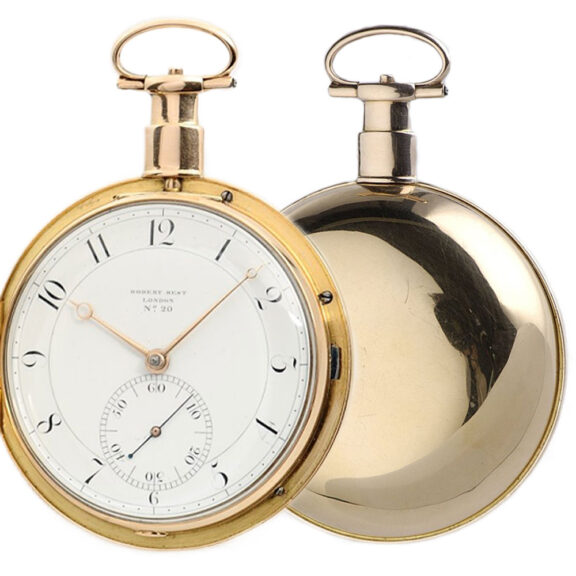 English temperature compensation pocket watch Circa 1790