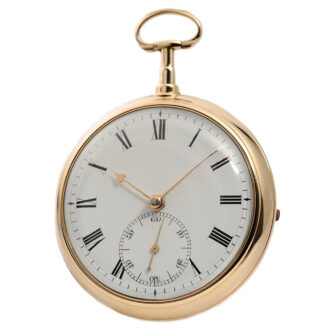 English temperature compensation pocket chronometer Circa 1805