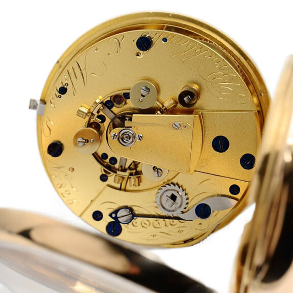 English impressive 18K gold deck chronometer Circa 1817 English impressive 18K gold deck chronometer Circa 1817