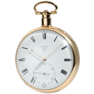 English impressive 18K gold deck chronometer Circa 1817