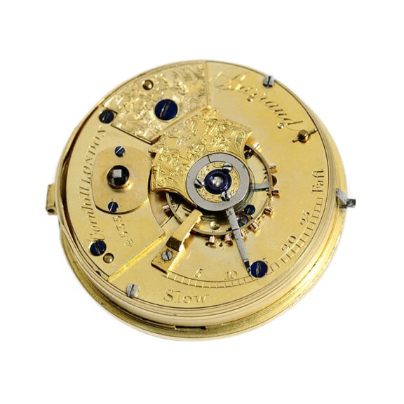 English silver lever deck watch with regulator dial Circa 1887 English silver lever deck watch with regulator dial Circa 1887