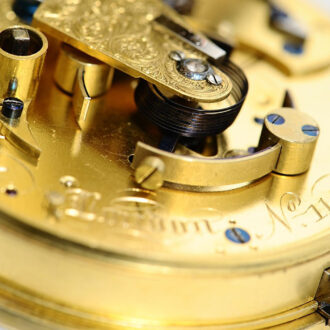 English pocket chronometer with original wooden box Circa 1829
