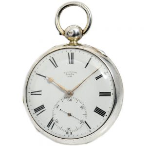 English pocket chronometer with original wooden box Circa 1829