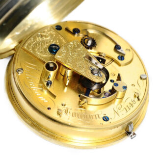 English pocket chronometer with original wooden box Circa 1829