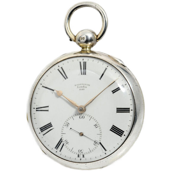 English pocket chronometer with original wooden box Circa 1829