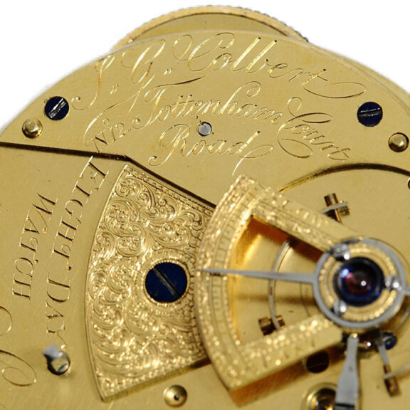 English duplex watch with 8 day power reserve Circa 1817 English duplex watch with 8 day power reserve Circa 1817