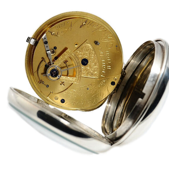 English duplex watch with 8 day power reserve Circa 1817 English duplex watch with 8 day power reserve Circa 1817