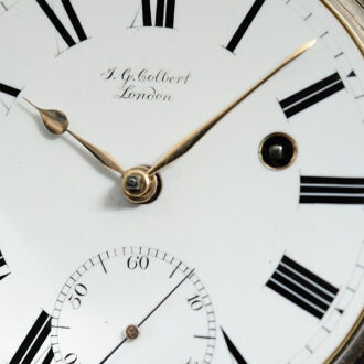 English duplex watch with 8 day power reserve Circa 1817