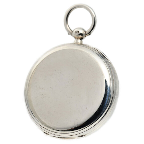 Rare English silver lever with one minute tourbillon Circa 1895 Rare English silver lever with one minute tourbillon Circa 1895
