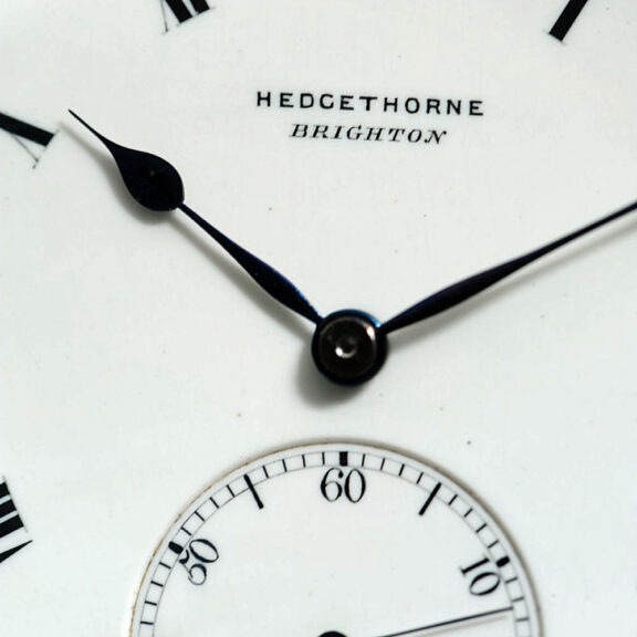 Rare English silver lever with one minute tourbillon Circa 1895 Rare English silver lever with one minute tourbillon Circa 1895