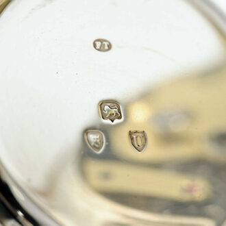 Rare English silver lever with one minute tourbillon Circa 1895