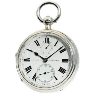 Swedish chronometer with power reserve indicator Circa 1898