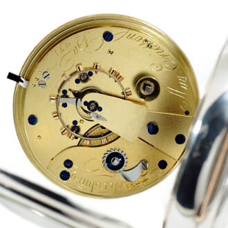 Swedish chronometer with power reserve indicator Circa 1898