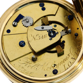 English watch with spring detent escapement Circa 1820/1871