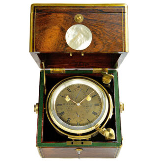 English ship’s chronometer with power reserve Circa 1859