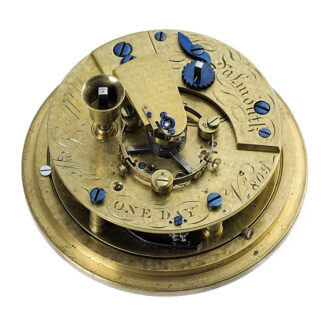 English one day ship’s chronometer in mahogany box Circa 1830