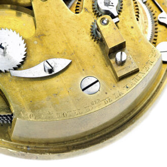 French chronometer with pivoted detent escapement Circa 1831