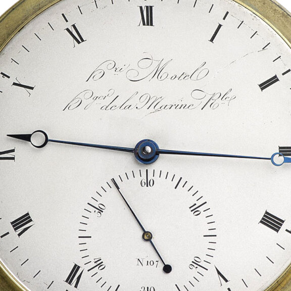 French chronometer with pivoted detent escapement Circa 1831 French chronometer with pivoted detent escapement Circa 1831
