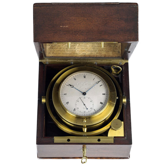 French chronometer with pivoted detent escapement Circa 1831
