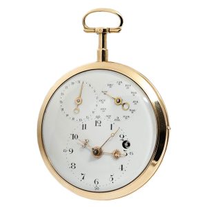 Swiss pocket watch with calendar and equation of time Circa 1795