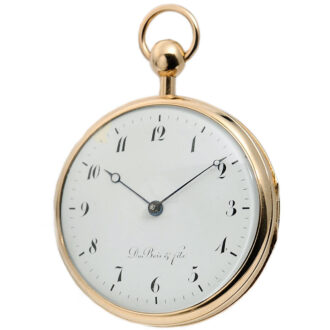 Swiss pocket repeater with early automatic winding Circa 1810