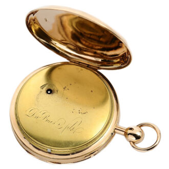 Swiss pocket repeater with early automatic winding Circa 1810