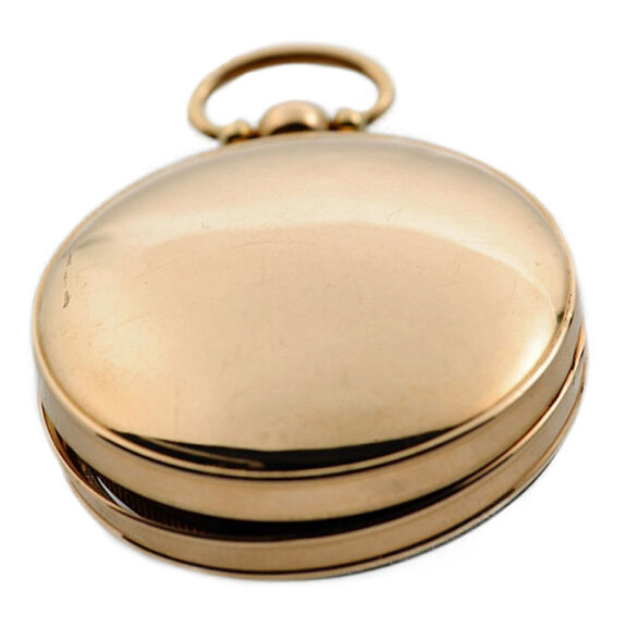 French pocket watch with date and enamel medallions Circa 1815 French pocket watch with date and enamel medallions Circa 1815