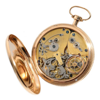 Swiss pocket watch with self strike Grande Sonnerie Circa 1810