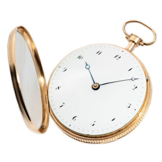 Swiss pocket watch with self strike Grande Sonnerie Circa 1810