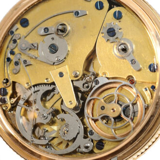 Swiss pocket watch with self strike Grande Sonnerie Circa 1810