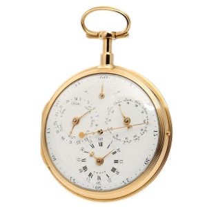 Swiss gold automatic watch with full calendar Circa 1788
