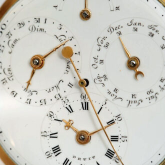 Swiss gold automatic watch with full calendar Circa 1788