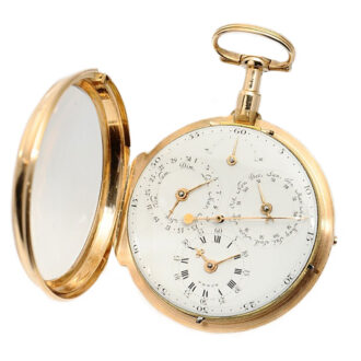 Swiss gold automatic watch with full calendar Circa 1788