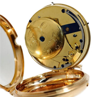 Swiss gold automatic watch with full calendar Circa 1788