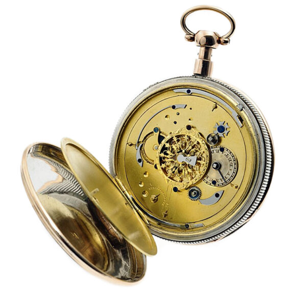 Swiss quarter repeating duplex with Jacquemarts Circa 1820 Swiss quarter repeating duplex with Jacquemarts Circa 1820