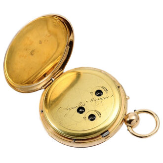 French quarter repeater with musical movement Circa 1825