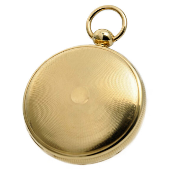 English heavy gold pocket watch with musical movement Circa 1820 English heavy gold pocket watch with musical movement Circa 1820
