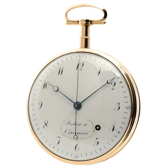 Swiss gold pocket watch with lever escapement Circa 1795 Swiss gold pocket watch with lever escapement Circa 1795