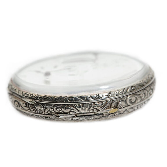 Swiss silver watch with Reaumur temp. indication Circa 1855 Swiss silver watch with Reaumur temp. indication Circa 1855