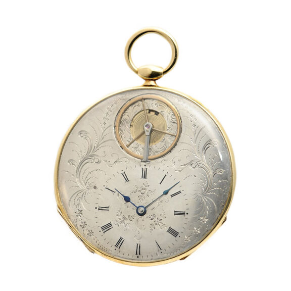 Swiss ultra thin pocket watch with Bagnolet caliber Circa 1840 Swiss ultra thin pocket watch with Bagnolet caliber Circa 1840