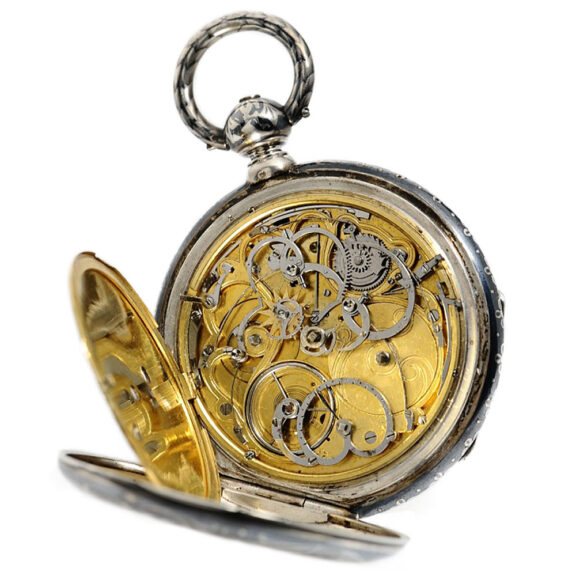 German repeater with quarter hour/hour self strike Circa 1800 German repeater with quarter hour/hour self strike Circa 1800
