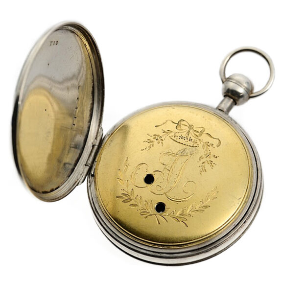 Swiss Niello-silver repeating pocket watch Circa 1820 Swiss Niello-silver repeating pocket watch Circa 1820