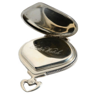 Swiss keyless silver triangle shaped pocket watch Circa 1905 Swiss keyless silver triangle shaped pocket watch Circa 1905
