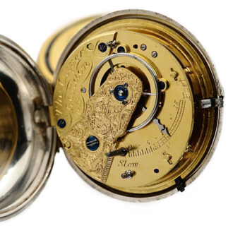 English extraordinary heavy pair-cased pocket watch Circa 1818