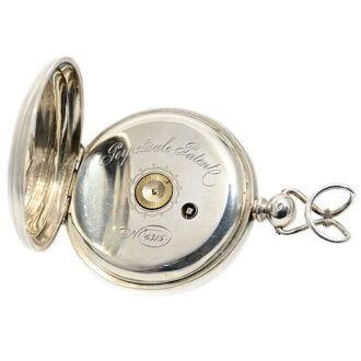 Austrian automatic winding silver pocket watch Circa 1880