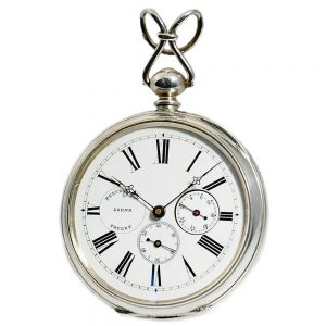 Austrian automatic winding silver pocket watch Circa 1880