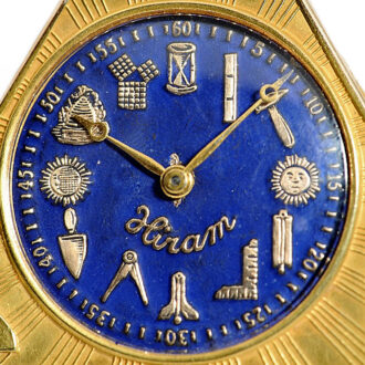 American 14K gold triangular Freemason’s lever watch Circa 1923