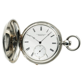 American silver Patent Chronometer watch Circa 1860